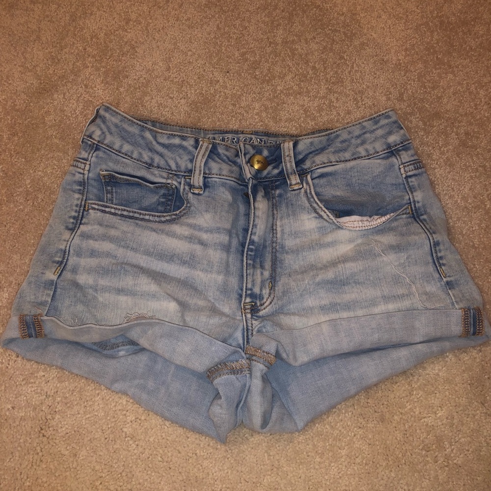 Denim shorts